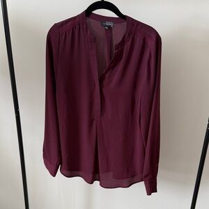 THE LIMITED Burgundy Blouse